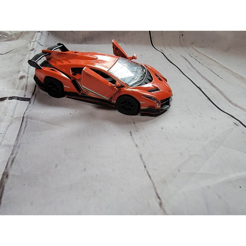 Kinsmart 5" Die-cast: Lamborghini Veneno (Orange) READ